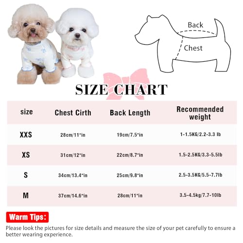 Vêtements pour chiens de petite taille extensible rose S - 8