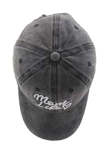 Gorra de algodón ajustable Mom Life para mujer miniatura 5