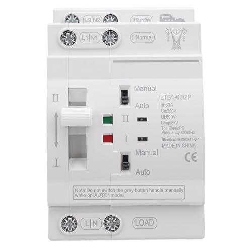 Interrupteur de transfert automatique pour maison et laboratoire ATS 63A 220V