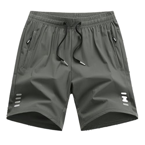 Pantalones Cortos Hombre Vestir Verano Transpirable Absorbe Sudor Deportivo Ligero Seda Fría Pantalon Corto Hombre Casual Bermudas Frescas Diario