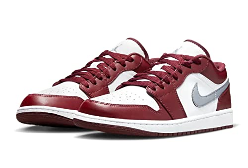 Image of Jordan Mens Air Jordan 1 Low 553558 615 Bordeaux - Size 9
