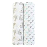 aden + anais Classic Muslin Swaddles 2 Pack, Magical Tail