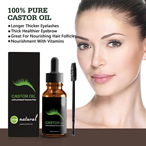 image for Wedhapy Organic Castor Oil Bio Oil Lash Growth Serum Hair Treatment La