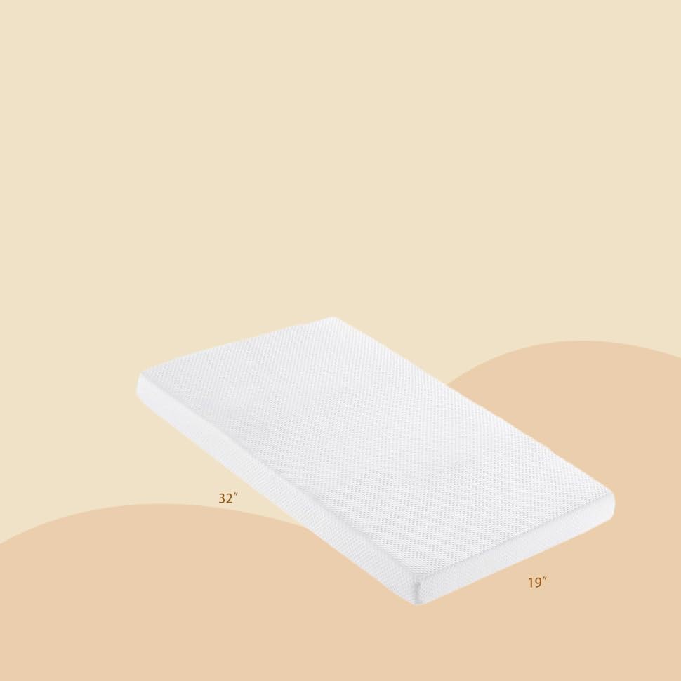 Miniatura 2 de Cubrecolchón para cuna de bebé compatible con Baby Delight de 20 x 33 pulgadas, Mika Micky, KoolaBaby, Angelbliss Dream On Me Bedside Sleeper,