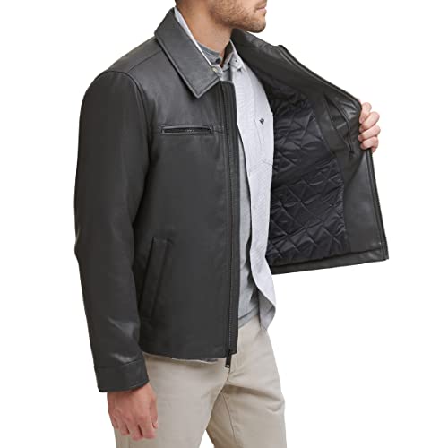 Image of DOCKERS Men's James Faux Leather Jacket (Regular, Big & Tall Sizes)