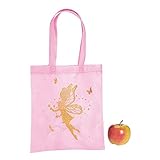 Fun Express FAIRY TOTE BAG - Apparel Accessories - 12 Pieces
