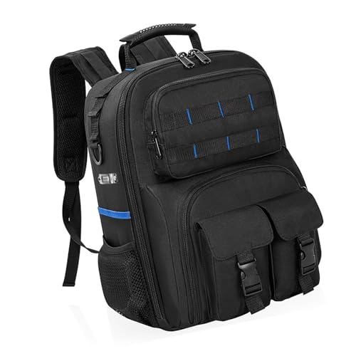 Sac à outils ouvert grande capacité avec base renforcée antichoc