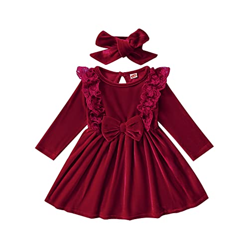 Robe de princesse bébé fille pour les fêtes de fin d'année