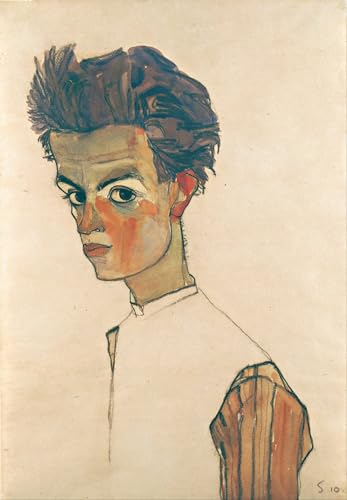 Toile d'art abstrait Egon Schiele pour mur vide chambre