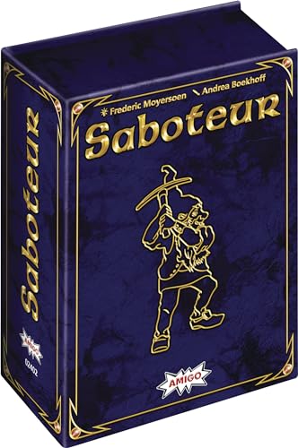 AMIGO 02402 Saboteur, juego de mesa, edición de 20 años, multicolor, idioma alemán