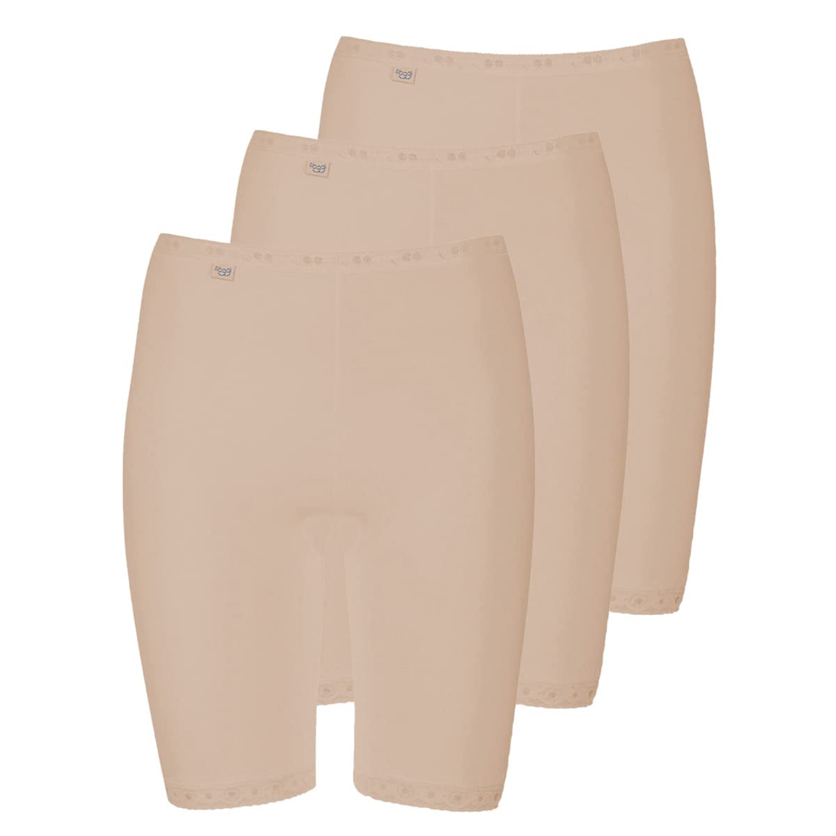 Sloggi - Basic+ - Damen - Long Slip - Unterhose - Baumwolle - Longshort
