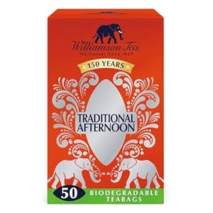 WilliamsonTea ウィリアムソン紅茶 トラディショナルアフタヌーンティー ティーバック 50P 1,080円（21.6円/P）！プライム会員は送料無料！