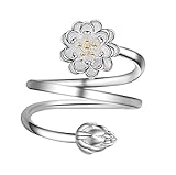 Material: Krsitall, Legierung. Der Ring ist nickelfrei, aus einer mit Silber beschichteten Legierung, und verursacht keine allergische Reaktion