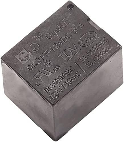 Relé GK3FF-12VDC-S-A con conmutación eficiente de 4 pines para circuito T73 5