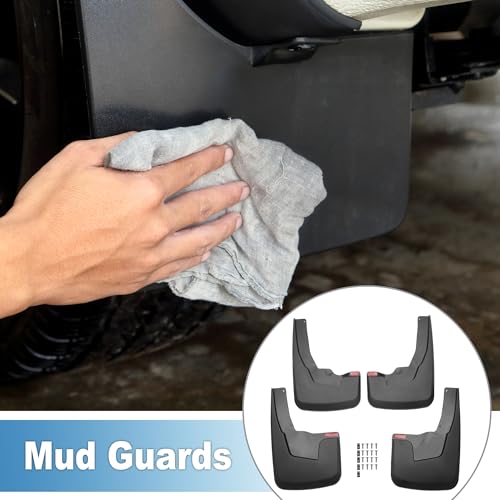 Image of Mud Flap Splash Guard with Mount Accessories Front & Rear Side Mud Guard for Dodge for Ram 1500 2019-2024 (Set of 4)
