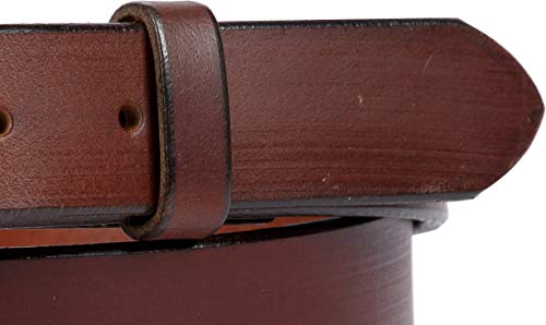 Handcrafted Buffalo Leather Belt, 100% Solid Leather Belt, 1-1/2" Amish Made in Lancaster PA3