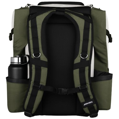 Axiom Discs Voyager Lite Backpack Disc Golf Bag (Beige/Olive)