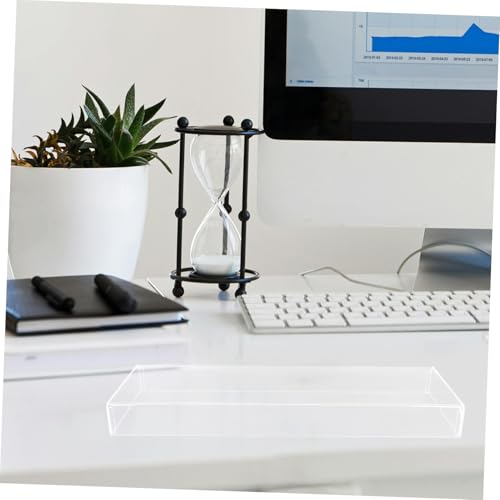 Boîtier acrylique transparent anti-poussière rigide pour clavier - 5