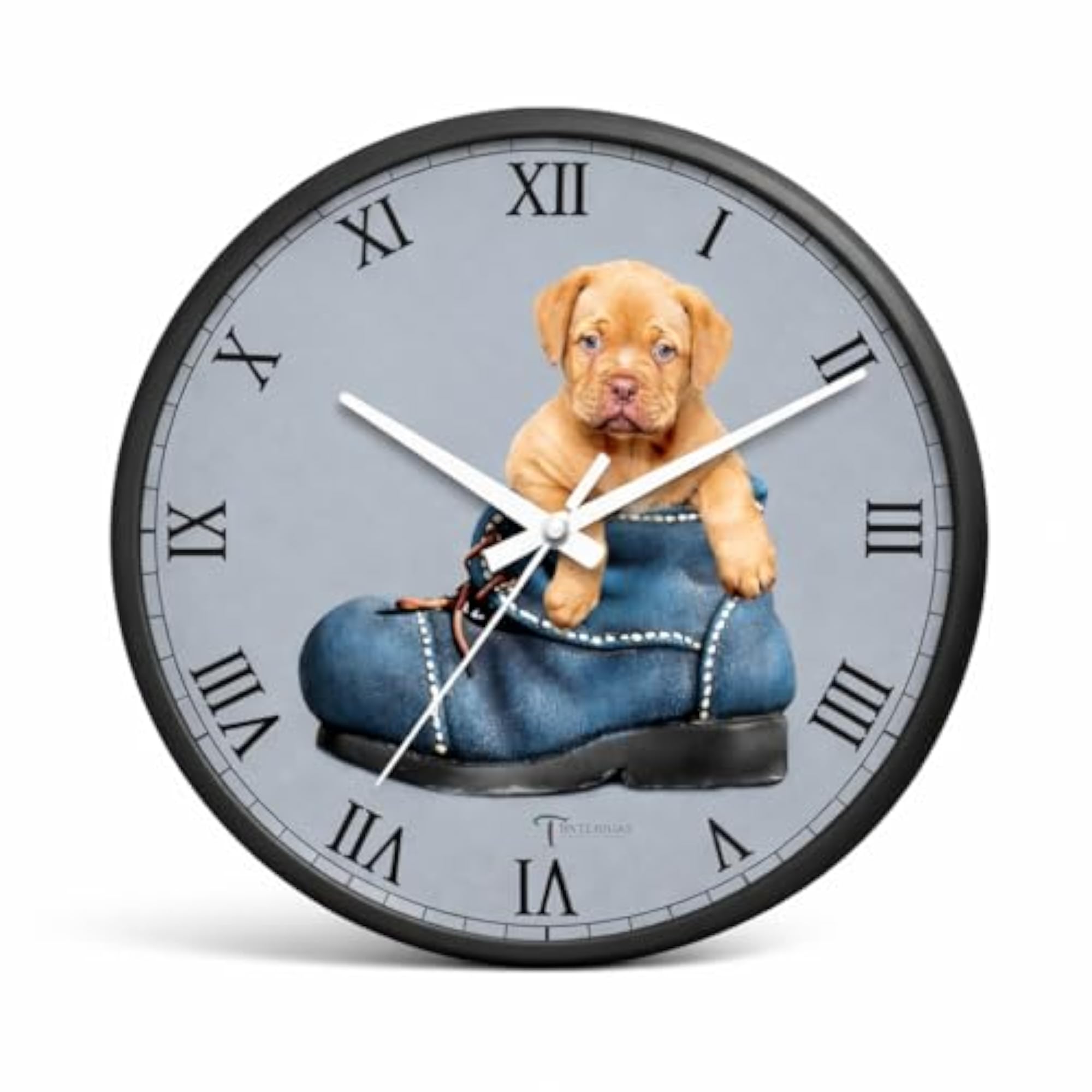 Cute Puppy Wall Clock for Dog Lovers