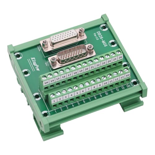 Connecteur DB26 sur rail DIN pour câblage de liaison série CNC RS232
