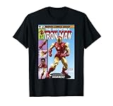 Marvel Legends Series The Invincible Iron Man Comic Cover T-Shirt