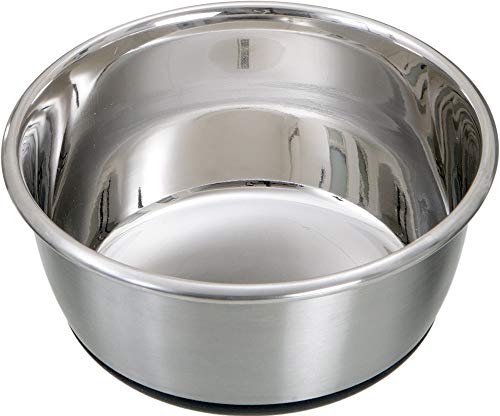 Karlie 43088 Seleecta - Ciotola per cani in acciaio inox, 20 cm, 1900 ml