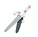 NEW 10" JEWELLED DAGGER IN SHEATH PIRATE FANCY DRESS (accesorio de disfraz)
