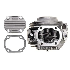 WOOSTAR 52.4mm Culasse à Gros Alésage 66mm Vannes Remplacement pour 4 Temps 110cc ATV 4 Roues Go Kart Scooter Dirt Pit Bike