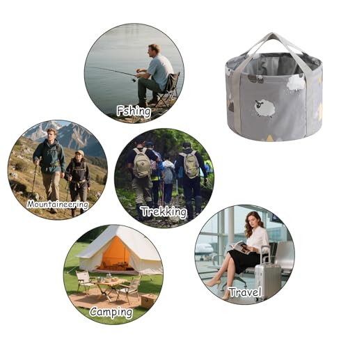 Bolsa plegable portátil para spa de pies, mediana miniatura 5