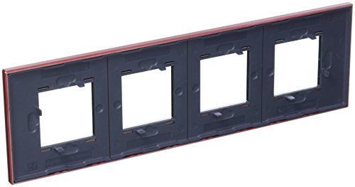 Legrand HA4802M4HRC RAH 4F Horiz. Chinese Red - Image 2