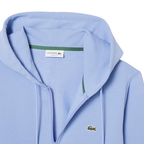 Image of Lacoste Men's Classic Fit Zipped Fleece Sweatshirt