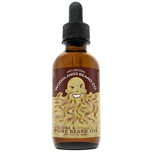 Golden Jojoba and Vitamin E Pure Beard Oil (2oz)