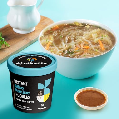 Hethstia Konjac Noodles Variety Pack & Lychee Konjac Jelly – Low-Calorie Shirataki Pasta & Collagen Fruit Jelly