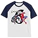 Personalized Super Spider Heroes Birthday Shirt | Handmade Decorated Shirt | Personalized with Name and Age | Unisex Short Sleeve Raglan T-Shirt