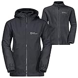 Jack Wolfskin Jungen Iceland 3in1 B Jacket, phantom, 176 EU
