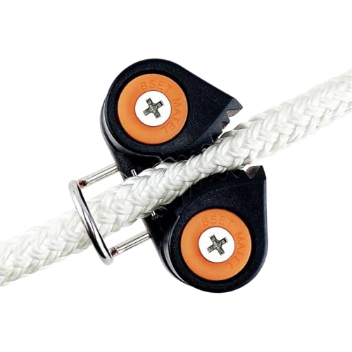 Générique Taquet Coinceur - Auto Libération Rapide, Embrayage Corde Ligne 3-12mm, Matériel Bloqueur Nylon, Taquet Ancrage Kayak | pour Bateau Canoë Voile...