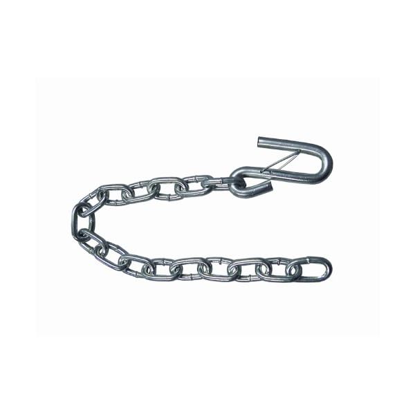 Fulton Safety Chains Safety Chain, Grade 30, 1/4 x 24Inch with 7/16