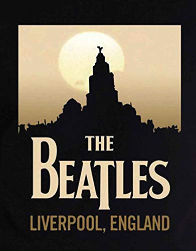 The Beatles T Shirt Liverpool England Band Logo Officiel Homme Nouveau Noir - Les Beatles, Paul McCartney, John Lennon, RIngo Starr, George Harrison The Beatles T Shirt Liverpool England Band Logo Officiel Homme Nouveau Noir – Image 4