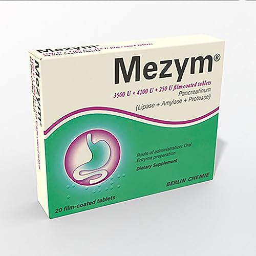 Mezym Forte 3500 N20 Pancreatin Enzymes for Digestion Support