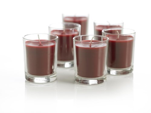 yummi Scented Votive Candles Jars - Sweet Berries - 6 per Pack