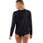 Rip Curl Womens Long Sleeve Zip-up, Hooded Rashguard with UPF 50+ Sun Protection - Quick Dry, Moisture-Wicking Swim Shirt - Image 5