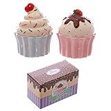 Puckator New Cupcake Design Ceramic Salt & Pepper Set