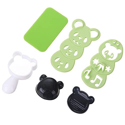 Willoo Moule De Boule De Riz Cuisine, Bricolage Sushi Moule, Boule De Riz Moule, Mignon Moule De Riz De Forme Panda pour Les Boulettes De Riz Bento Maison, Les Sushis, Les Boulettes De Riz, Etc Cover