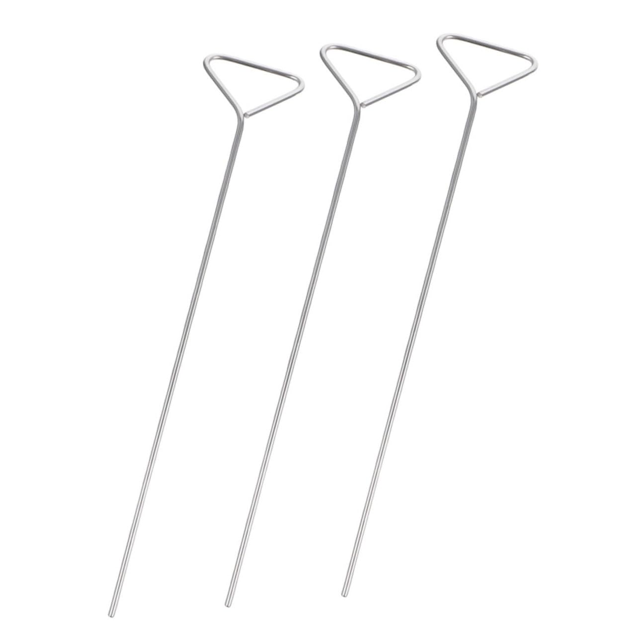 3pcs Stainless Steel Triangle Cell Spreader Set for Laboratory Experiments Cell Culture Scraper and Petri Dish Spreading Tool and Sample Distribution
