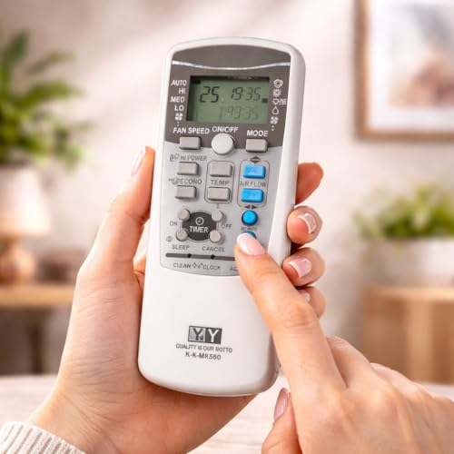 Image of Electronic Spices AC Remote | Compatible with Mitsubishi AC (Model AC-25B) with AAA Batteries