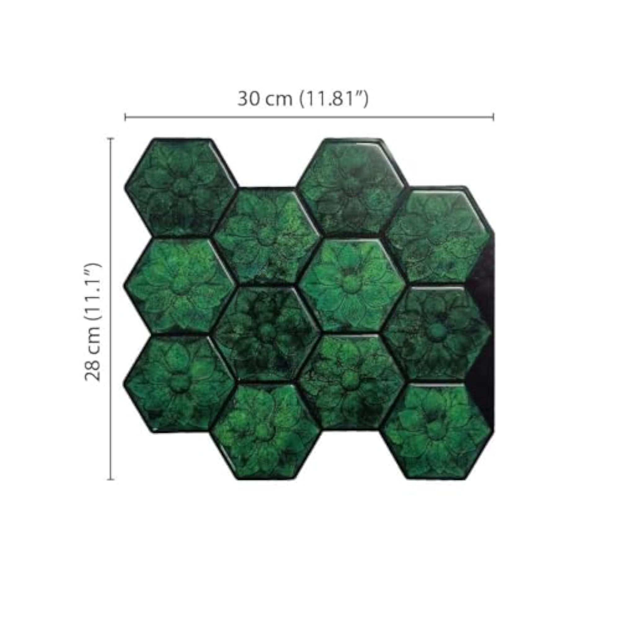 Peel & Stick Backsplash Self Adhesive 3D Wall Thick Tiles