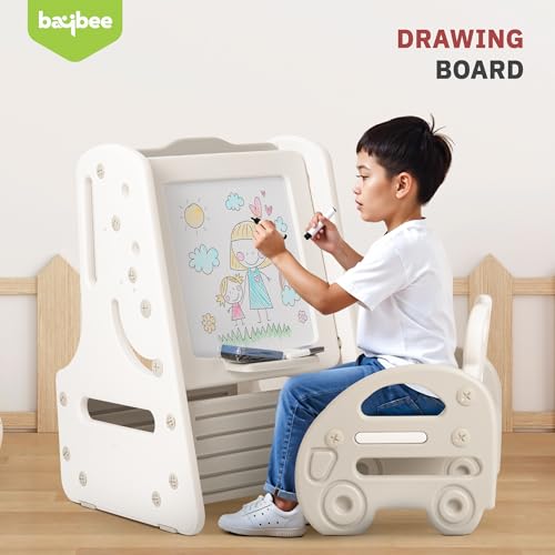 Image of BAYBEE Kids Study Table (White)