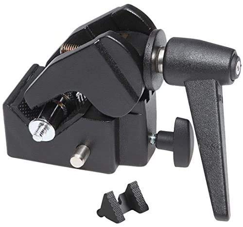 fotoconic Super Clamp - Soporte de clip de estudio multifunción con espiga macho de 1/4" 3/8" Cover