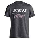 Sport Your Gear Eastern Kentucky University Colonels EKU Mom Proud Parent Short Sleeve T-Shirt - Charcoal Heather - Small