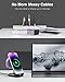 Wireless Charging Station,3 in 1 Charging Stand Made for Apple Watch Ultra 11 10 9 8 7 6 SE 5 4 3,Fast Wireless Charger Made for iPhone 17/Air/16/15/14/13/12,for AirPods Pro(with Adapter) (Black)